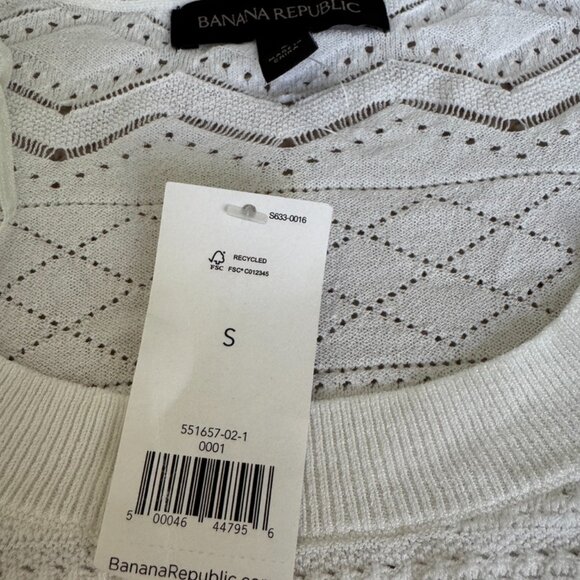 White Banana Republic Sweater - Picture 2 of 4